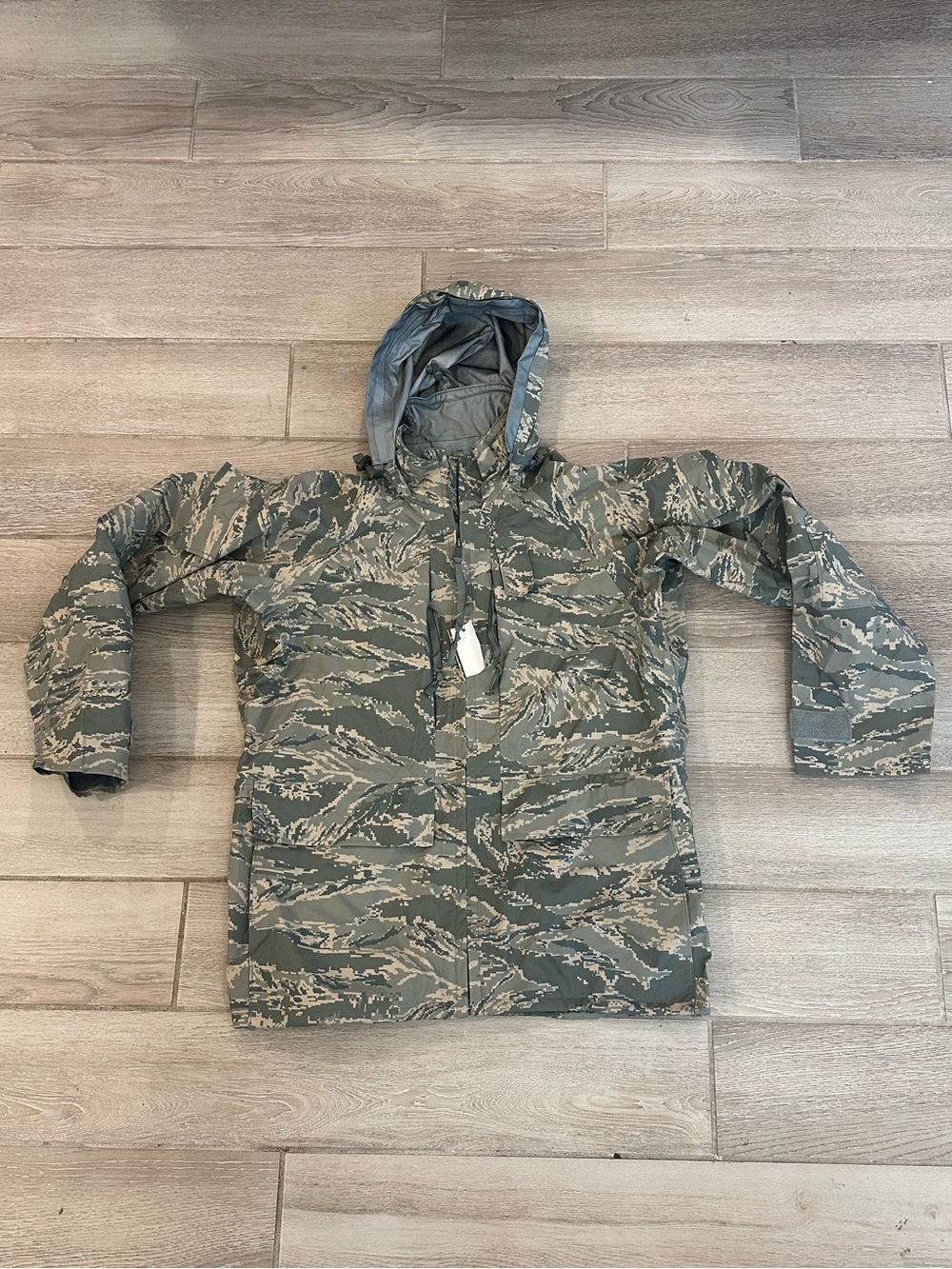 VTG U.S. Air Force Parka All-Purpose Environmental Apecs Tiger Stripe, Size: M